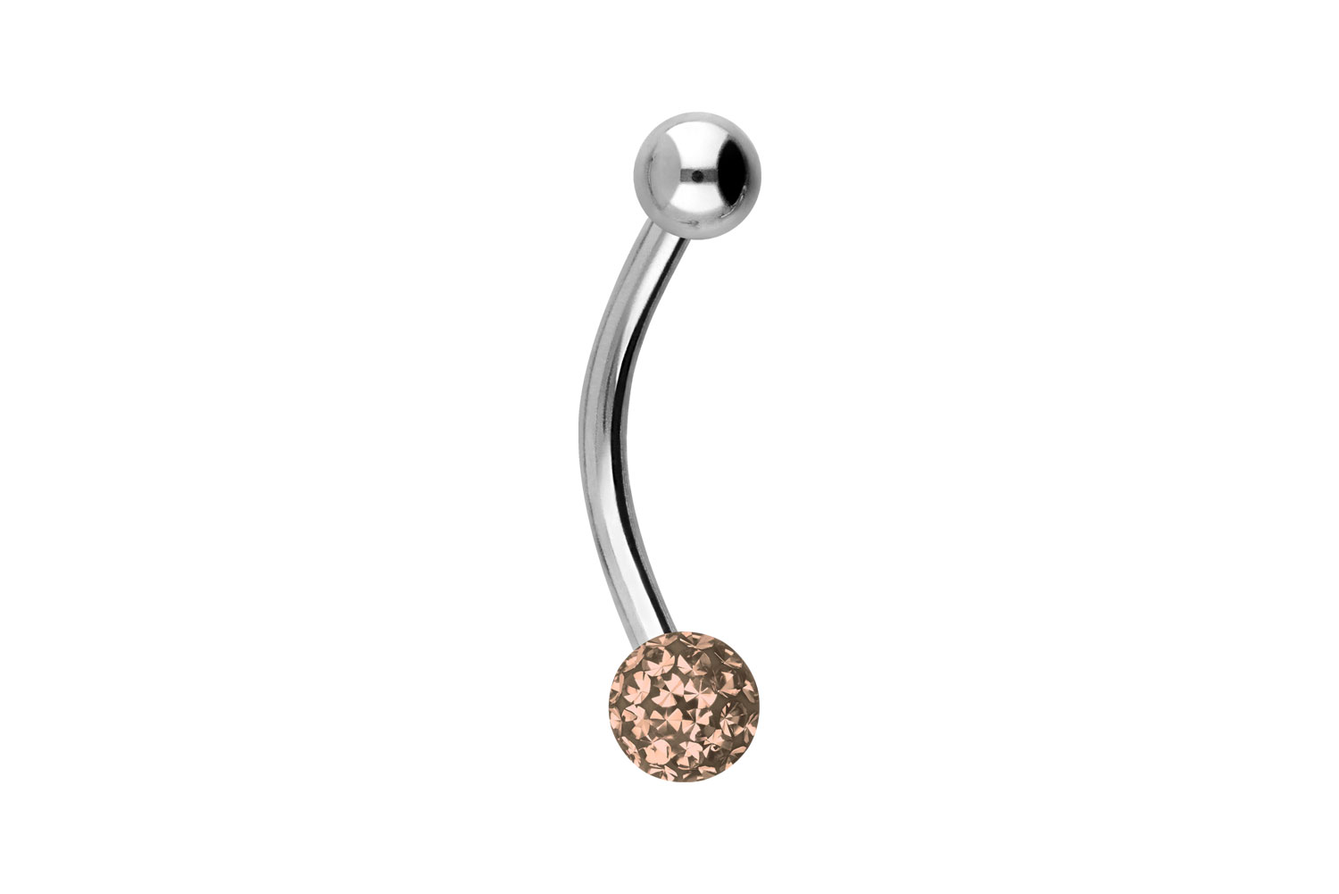 Titan Mini Bananabell Piercing EPOXY- + TITAN-KUGEL